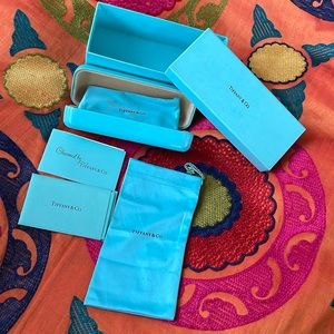 Tiffany & Co. eye glasses case set